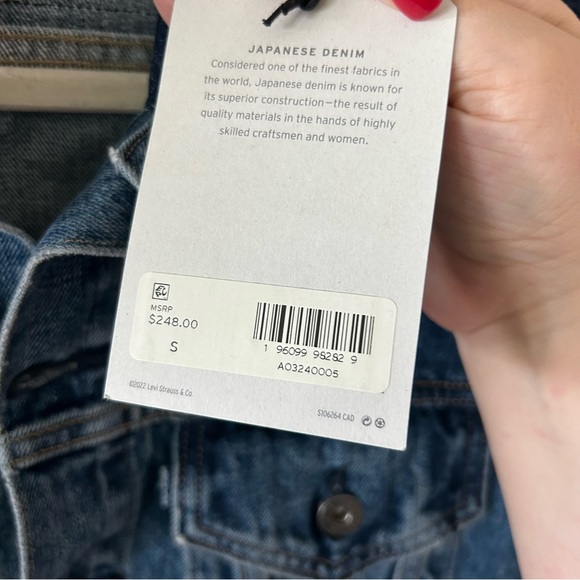 NWT Levi’s Made & Crafted Boyfriend Trucker Jacket - Picture 5 of 6